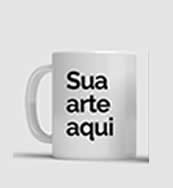 Caneca personalizada branca com logo